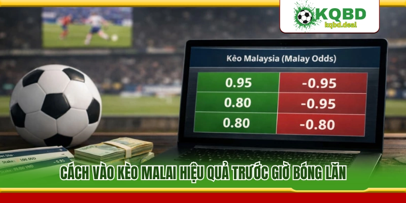 Hướng dẫn cách vào kèo Malai hiệu quả trước giờ bóng lăn 
