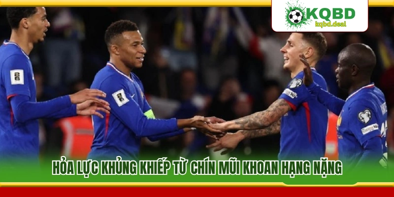 Sức tấn công đáng sợ đến từ chín ngòi nổ chất lượng